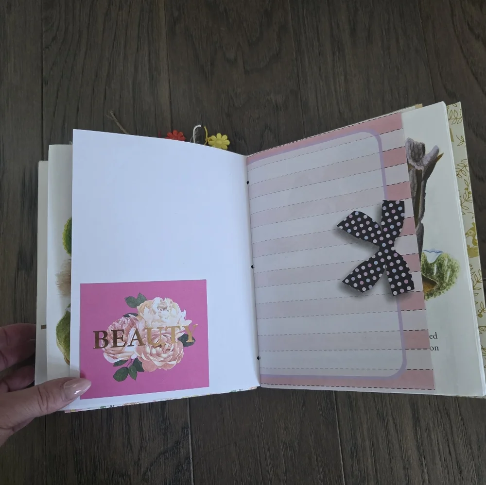 Little Golden Book The Shy Little Kitten Handmade Junk Journal + Original Book